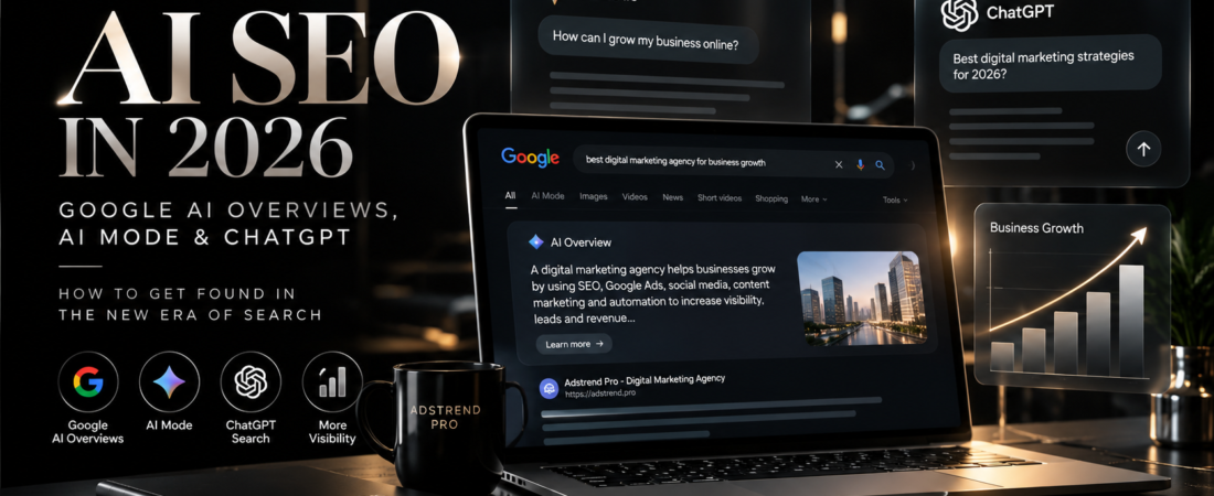 SEO Is Changing: How to Get Found in Google AI Overviews, AI Mode & ChatGPT in 2026