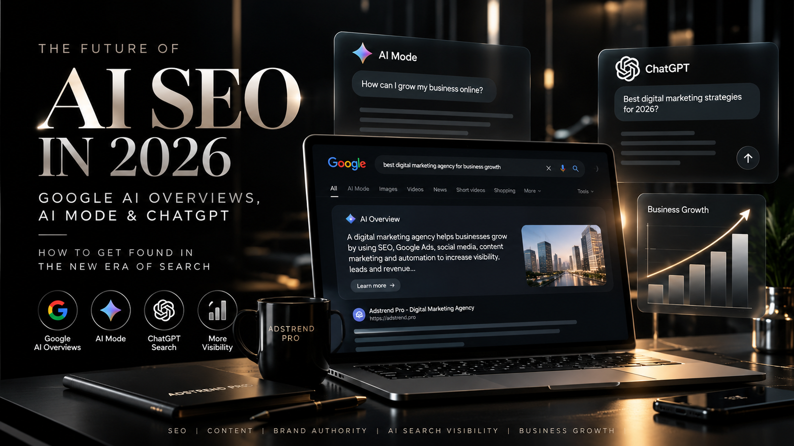 SEO Is Changing: How to Get Found in Google AI Overviews, AI Mode & ChatGPT in 2026