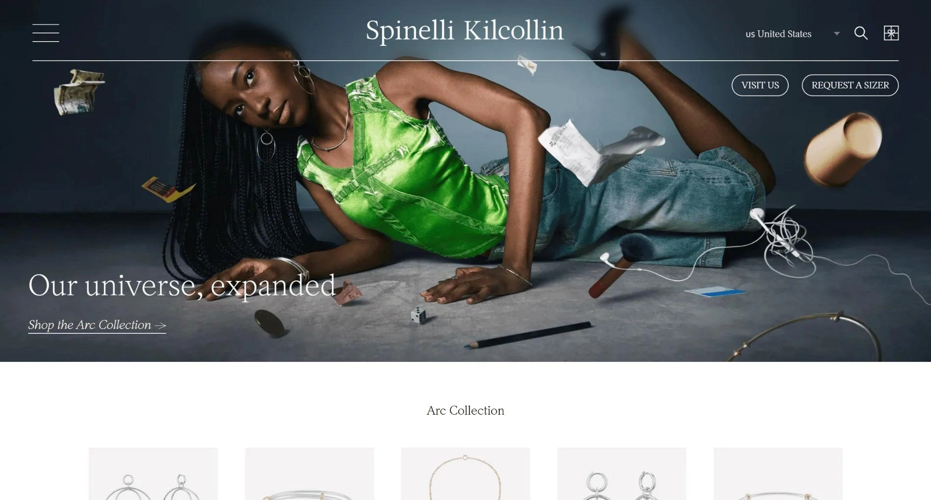 Premium Shopify ecommerce store displayed on a modern device