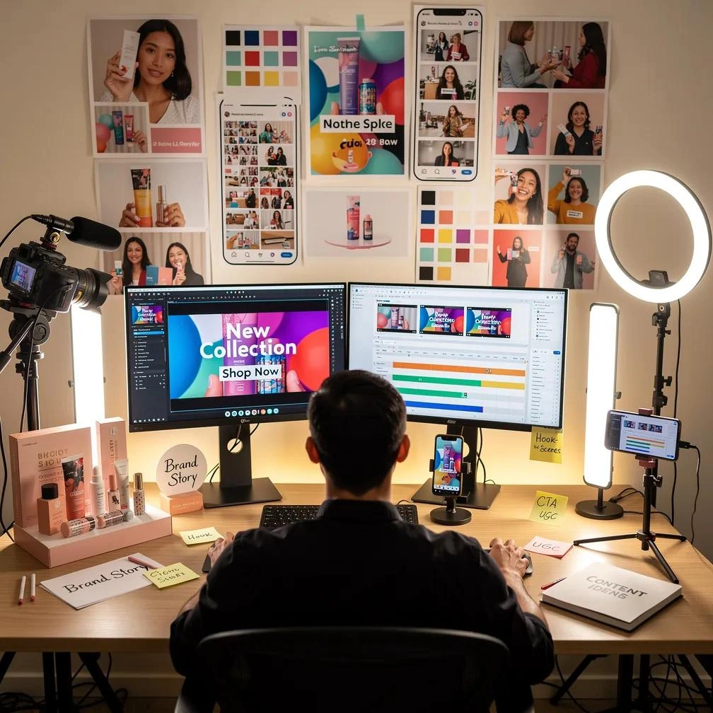 Social media content creation and brand planning